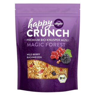 Davert Happy Crunch - Magic Forest - Wild Berry Buchweizen - Bio - 325g