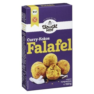 Bauckhof Falafel Curry-Kokos glutenfrei - Bio - 160g