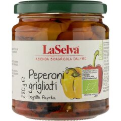 LaSelva Gegrillte Paprika in Öl - Bio - 280g