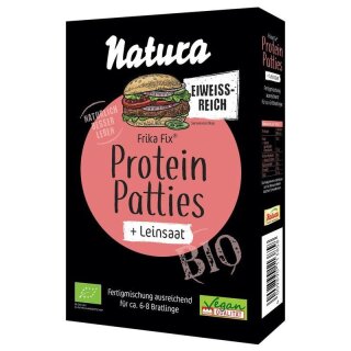 Natura Frika Fix Protein Patties Leinsaat - Bio - 150g