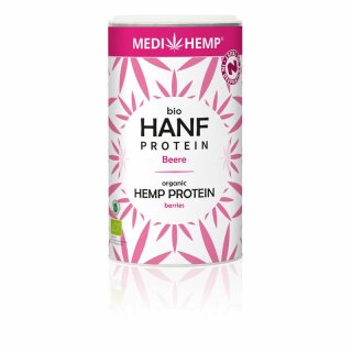 Medihemp Hanfprotein Beere - Bio - 180g