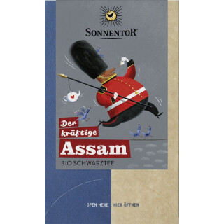 Sonnentor Assam English Tea Schwarztee Doppelkammerbeutel - Bio - 30,6g