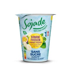 Sojade Soja-Alternative zu Joghurt Banane-Maracuja ohne...