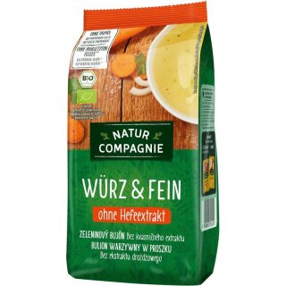 Natur Compagnie Würz & Fein ohne Hefeextrakt Nachfüllbeutel - Bio - 252g