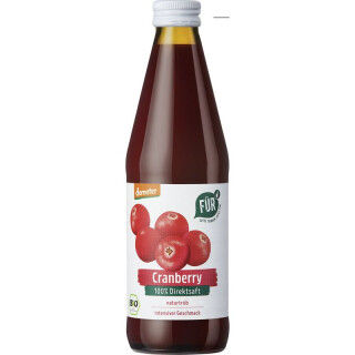 Für Cranberry 100% Direktsaft - Bio - 0,33l