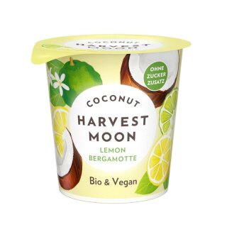 Harvest Moon Coconut Milk with Yoghurt Cultures Lemon & Bergamotte - Bio - 125g