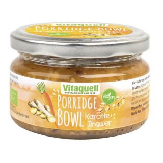 Vitaquell Porridge-Bowl Karotte-Ingwer - Bio - 180g