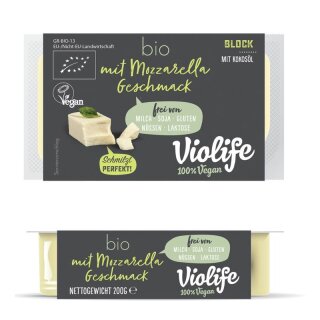 Violife Block Mozarella Geschmack - Bio - 200g