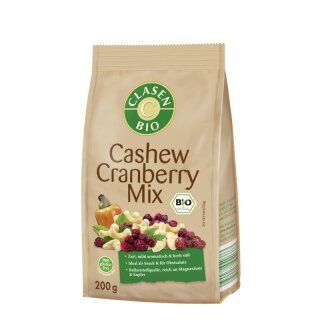 Clasen Bio Cashew-Cranberry-Mix - Bio - 200g