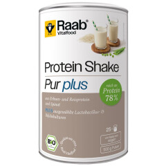 Raab Vitalfood Protein Shake Pur Plus - Bio - 500g