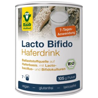 Raab Vitalfood Lacto Bifido Haferdrink - Bio - 105g