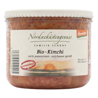 Nordseeküstengenuss Kimchi - Bio - 410g