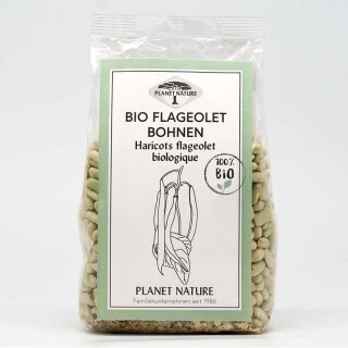 Planet Nature Flageolet Bohnen - Bio - 250g