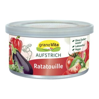 granoVita Veganer Brotaufstrich Ratatouille - 125g