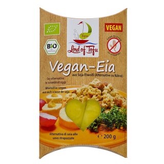 Lord of Tofu Vegan-Eia aus Sojaeiweiß Alternative zu Rührei - Bio - 200g