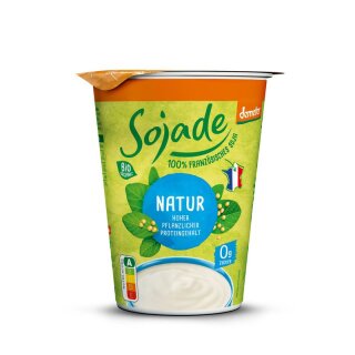Sojade Soja-Alternative zu Joghurt Natur Demeter - Bio - 400g