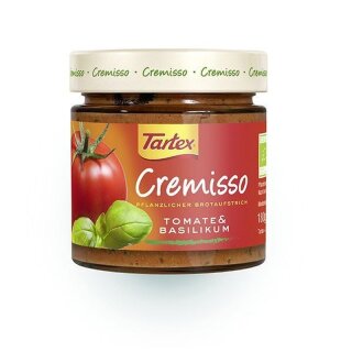 Tartex Cremisso Tomate & Basilikum - Bio - 180g