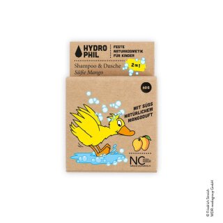 Hydrophil 2in1 Shampoo & Dusche Ente Süße Mango 60g Die Maus Serie - 1Stück