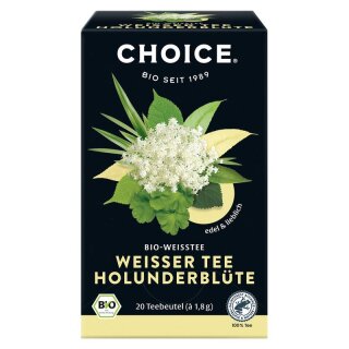 Choice Yogi Tea CHOICE Weißer Tee Holunderblüte Bio - Bio - 36g