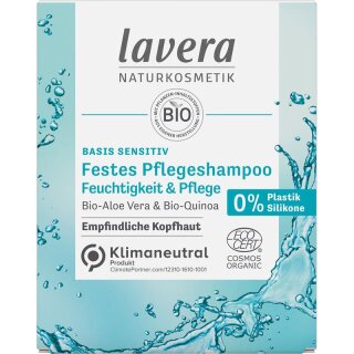 Lavera Festes Pflegeshampoo basis sensitiv Feuchtigkeit & Pflege - 50g