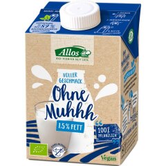 Allos Ohne Muhhh Drink 1,5% Fett - Bio - 500ml x 12  -...
