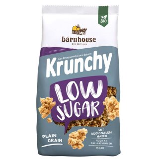 Barnhouse Krunchy Low Sugar Plain Grain - Bio - 375g