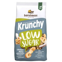 Barnhouse Krunchy Low Sugar Crazy Nuts - Bio - 375g