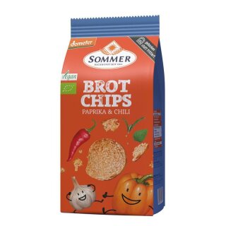 Sommer Demeter Brot Chips Paprika & Chili - Bio - 100g