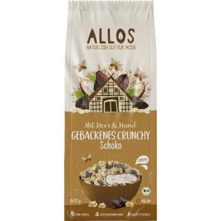 Allos Mit Herz & Hand Gebackenes Crunchy Schoko - Bio - 600g