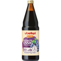 Voelkel Rotwein Essig ungefiltert - Bio - 0,75l