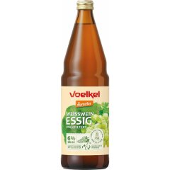 Voelkel Weisswein Essig ungefiltert - Bio - 0,75l