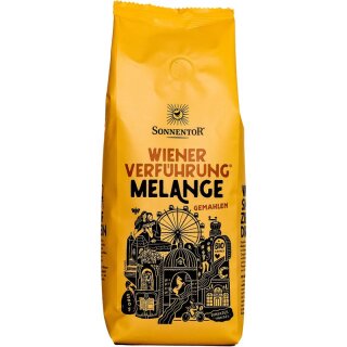 Sonnentor Melange Kaffee gemahlen Wiener Verführung - Bio - 500g