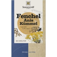 Sonnentor Fenchel Anis Kümmel Doppelkammerbeutel -...