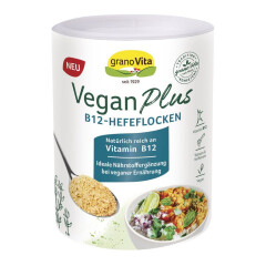 granoVita Vegan Plus B12 Hefeflocken - 160g x 6  - 6er...