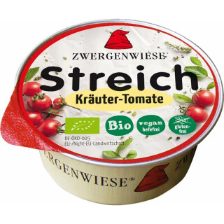 Zwergenwiese Kleiner Streich Kräuter-Tomate - Bio - 50g x 12  - 12er Pack VPE