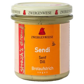 Zwergenwiese streich´s drauf Sendi - Bio - 160g x 6  - 6er Pack VPE
