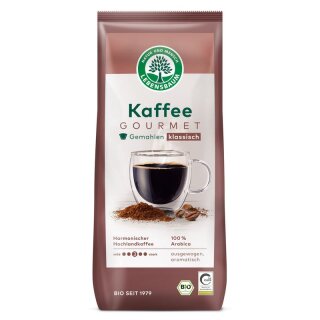 Lebensbaum Kaffee Gourmet klassisch gemahlen - Bio - 500g x 12  - 12er Pack VPE