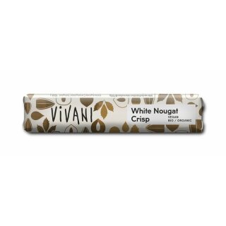 Vivani White Nougat Crisp Riegel - Bio - 35g x 18  - 18er Pack VPE