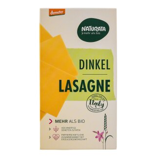 Naturata Lasagne Dinkel hell - Bio - 250g x 12  - 12er Pack VPE