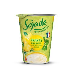 Sojade Soja-Alternative zu Joghurt Ananas - Bio - 400g x...