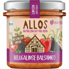 Allos Linsen-Aufstrich Belugalinse Balsamico - Bio - 140g...