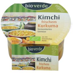 bio-verde Kimchi Kurkuma - Bio - 125g x 4  - 4er Pack VPE