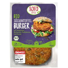Soto Süßkartoffel Burger - Bio - 160g x 8  -...