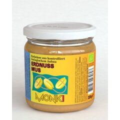 Monki Erdnussmus - Bio - 330g x 6  - 6er Pack VPE