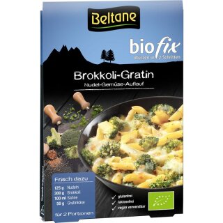 Beltane Biofix Brokkoli-Gratin glutenfrei lactosefrei - Bio - 22,6g x 10  - 10er Pack VPE