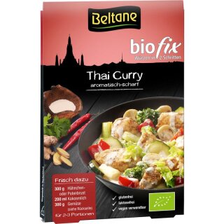 Beltane Biofix Thai Curry glutenfrei lactosefrei - Bio - 20,9g x 10  - 10er Pack VPE