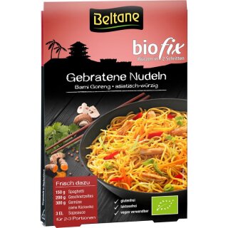 Beltane Biofix Gebratene Nudeln glutenfrei lactosefrei - Bio - 15,9g x 10  - 10er Pack VPE
