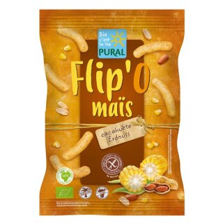 Pural FlipO maïs Erdnuss - Bio - 100g x 12  - 12er Pack VPE