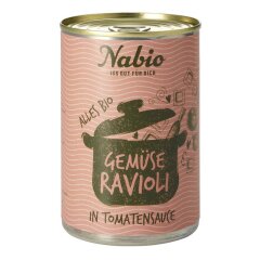 Nabio Ravioli in Gemüse-Tomatensauce - Bio - 400g x...