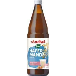 Voelkel Hafer Mandel glutenfrei - Bio - 0,75l x 6  - 6er Pack VPE